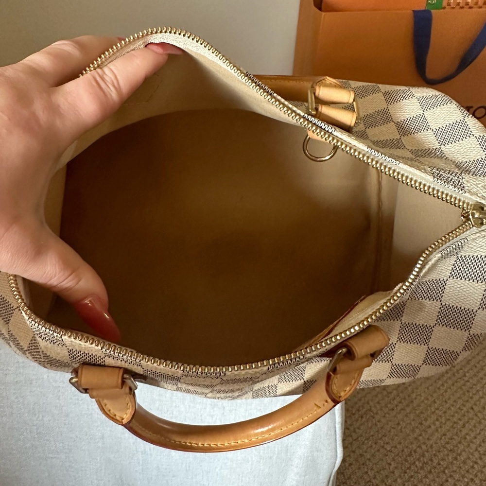 Louis Vuitton Speedy 30 Damier Azur with dusty and COA - Picture 11 of 12